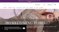Desktop Screenshot of henris.com